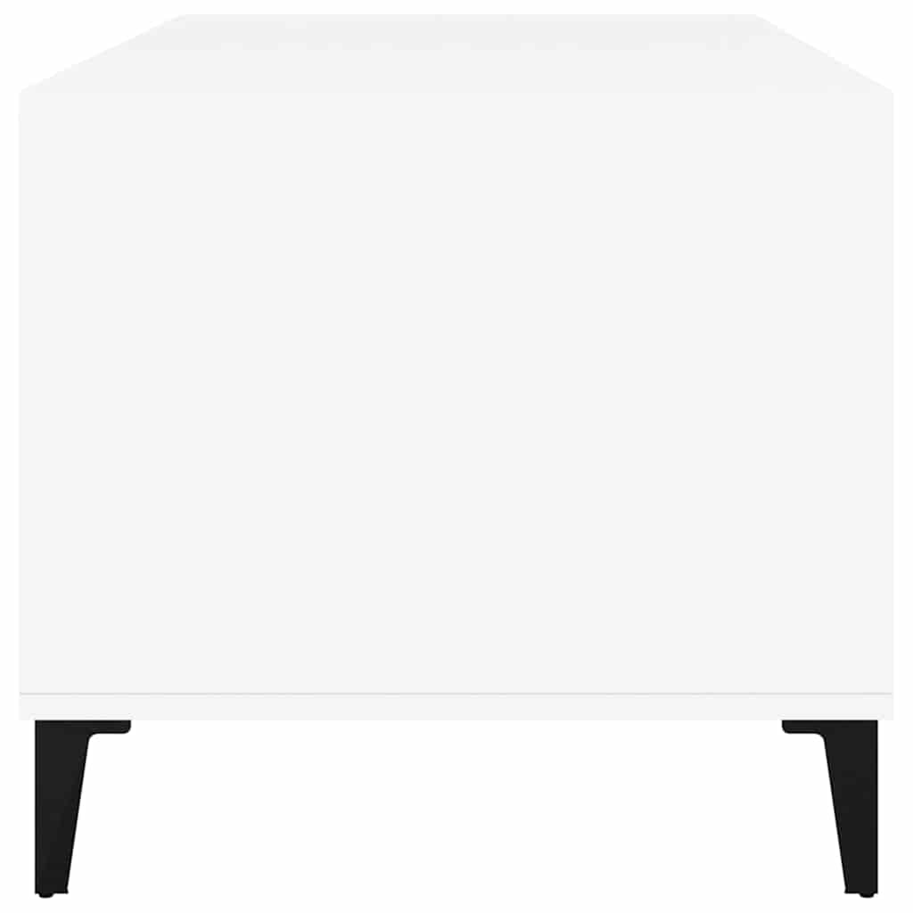 Coffee Table White 90x49x45 cm Engineered Wood