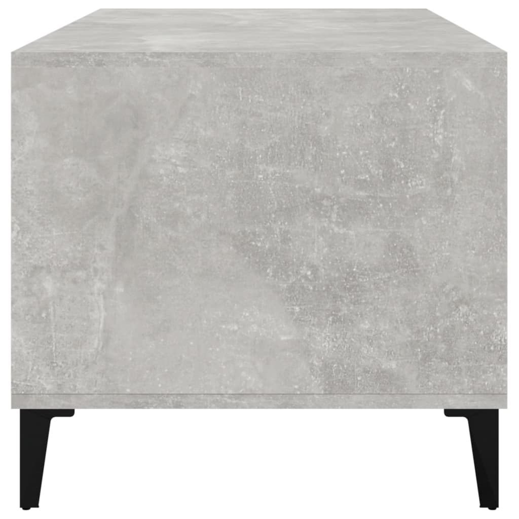 Coffee Table Concrete Grey 90x49x45 cm Engineered Wood