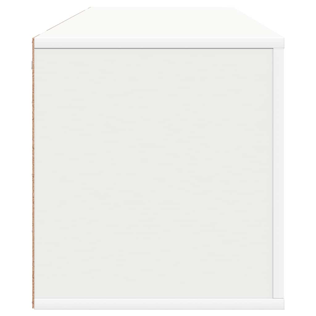 Wall Shoe Cabinet White 100x35x38 cm Engineered Wood