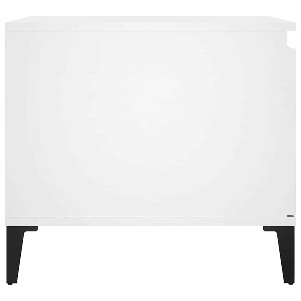Coffee Table White 100x50x45 cm Engineered Wood