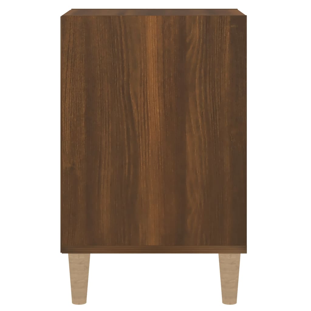 vidaXL TV Cabinet Brown Oak 100x35x55 cm Engineered Wood