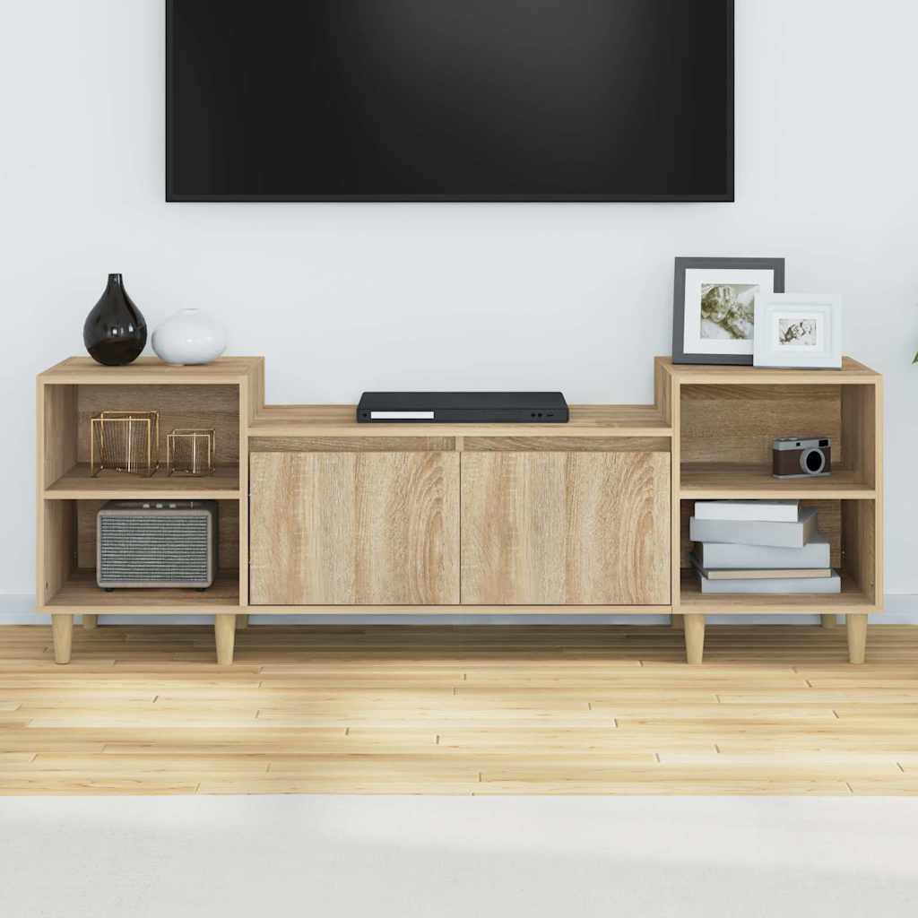 TV Cabinet Sonoma Oak 160x35x55 cm Engineered Wood