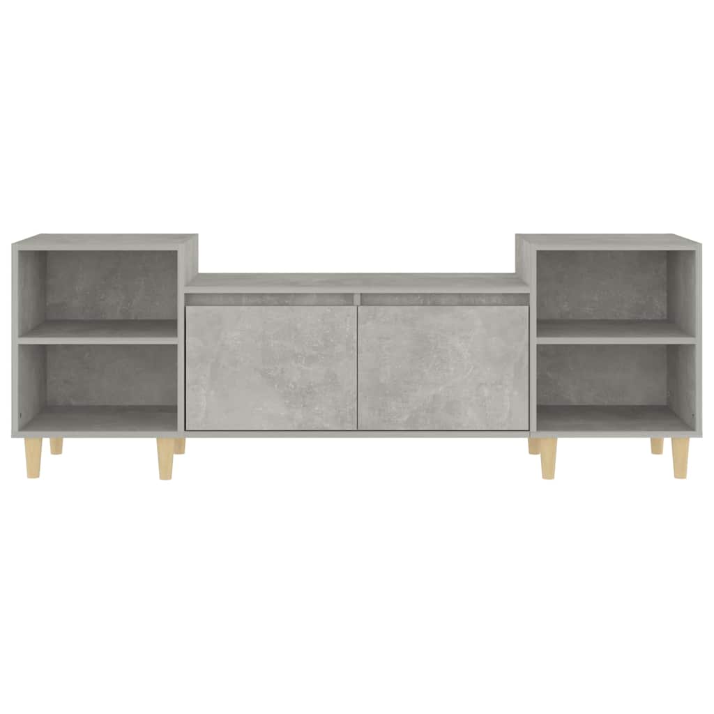 TV Cabinet Concrete Grey 160x35x55 cm Engineered Wood