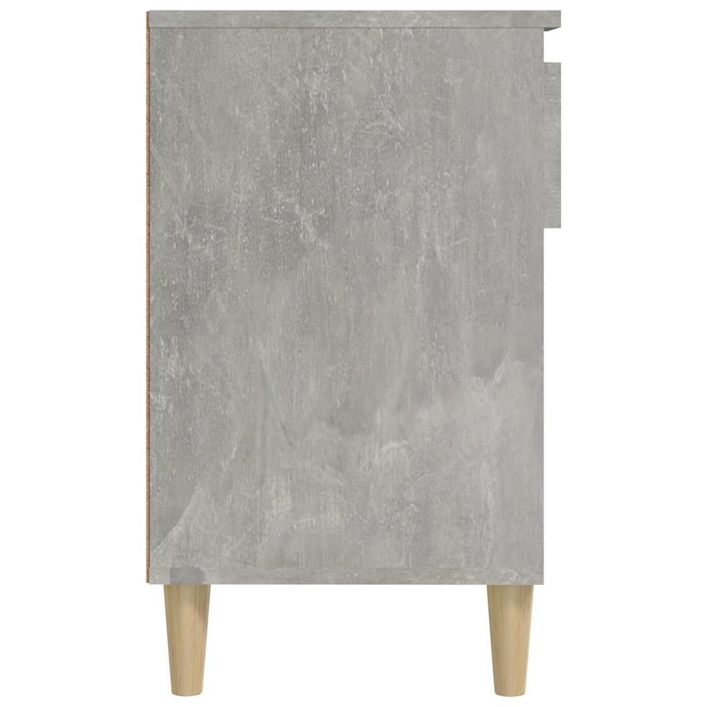 Shoe Cabinet Concrete Grey 102x36x60 cm Engineered Wood