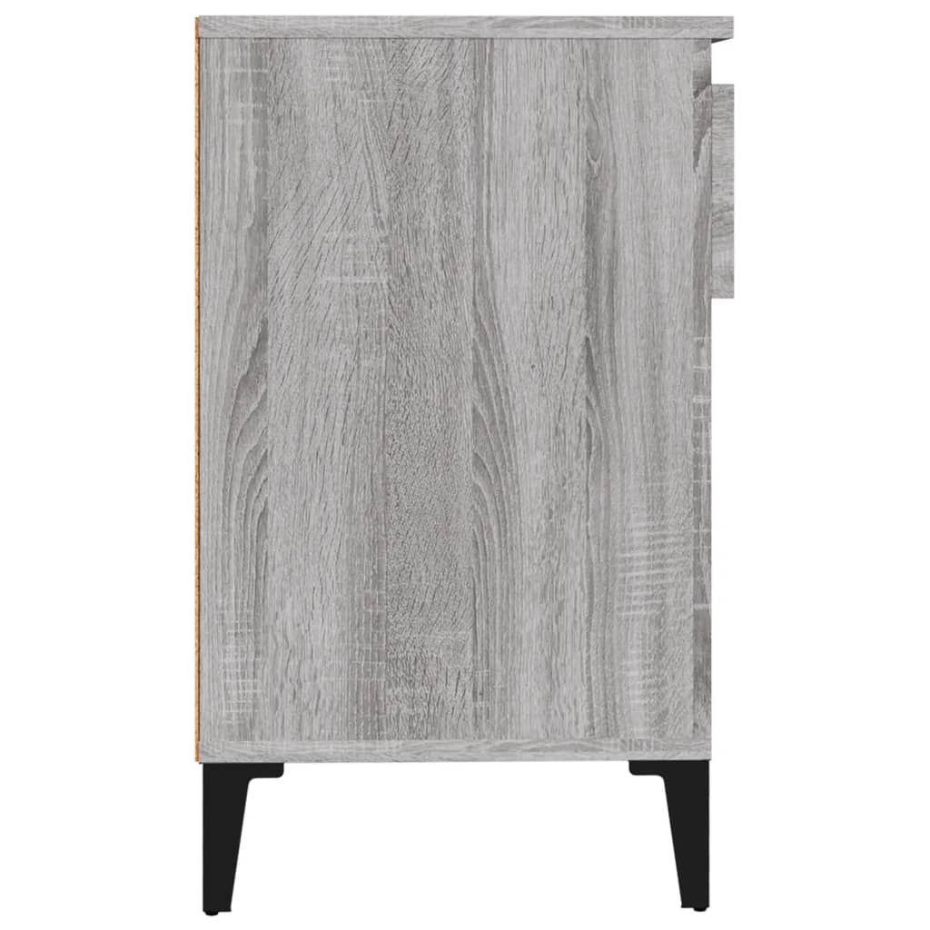 vidaXL Shoe Cabinet Grey Sonoma 102x36x60 cm Engineered Wood