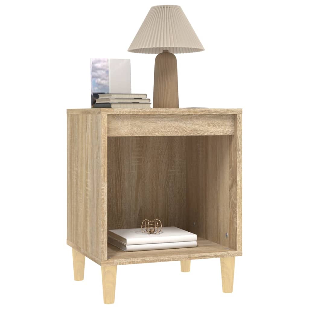 vidaXL Bedside Cabinet Sonoma Oak 40x35x50 cm