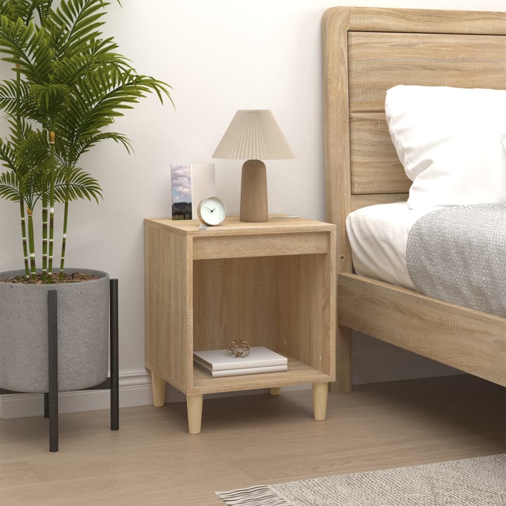 vidaXL Bedside Cabinet Sonoma Oak 40x35x50 cm