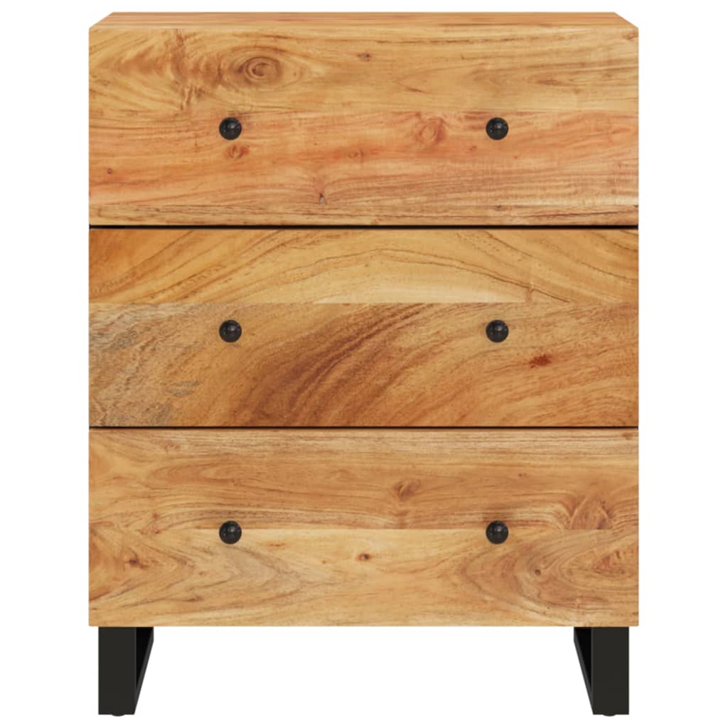 Sideboards 2 pcs 60x33x75 cm Solid Wood Acacia