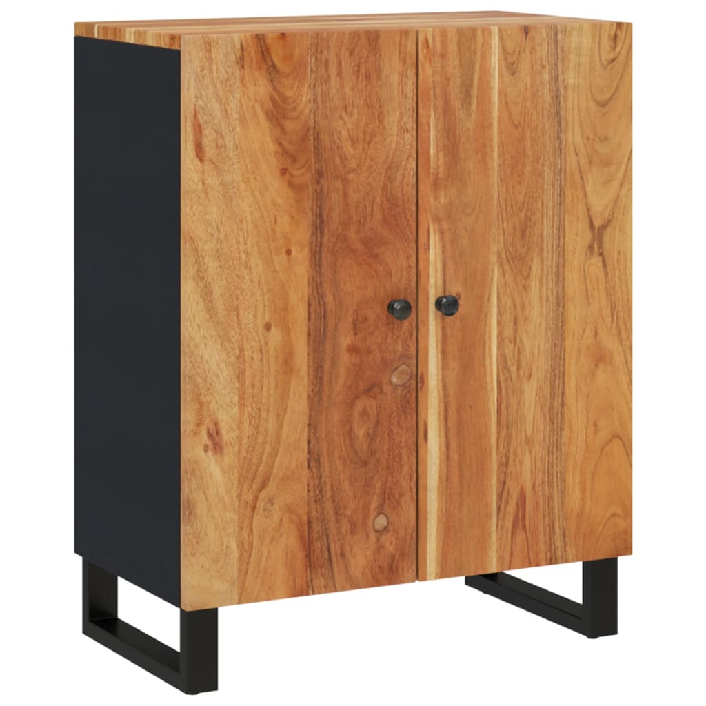 3 Piece Sideboards Solid Wood Acacia