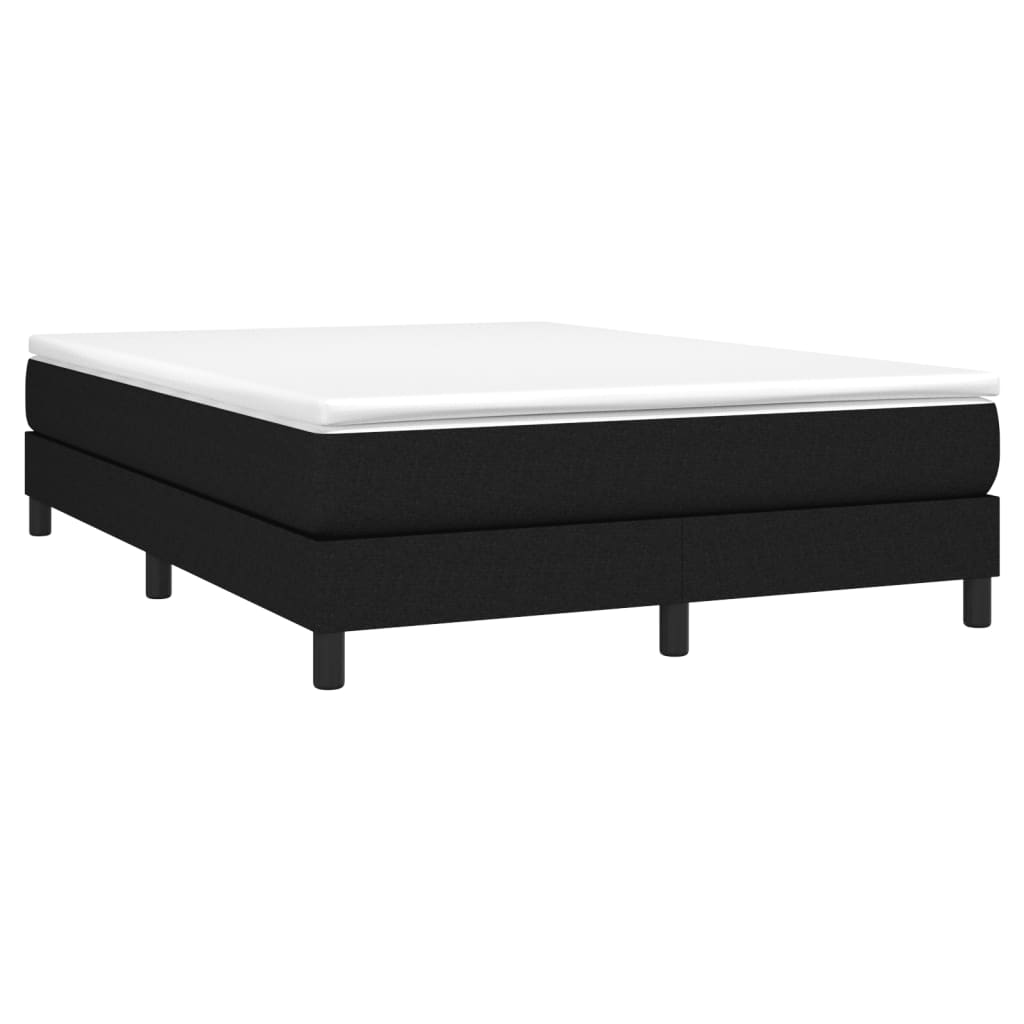 Box Spring Bed Frame Black Double Fabric (UK/IE/FI/NO only)