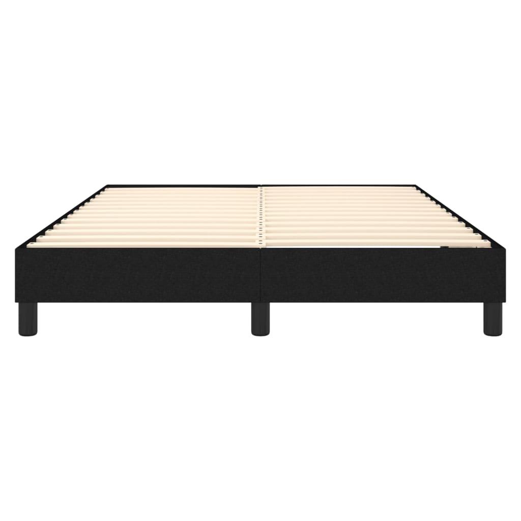 Box Spring Bed Frame Black Double Fabric (UK/IE/FI/NO only)