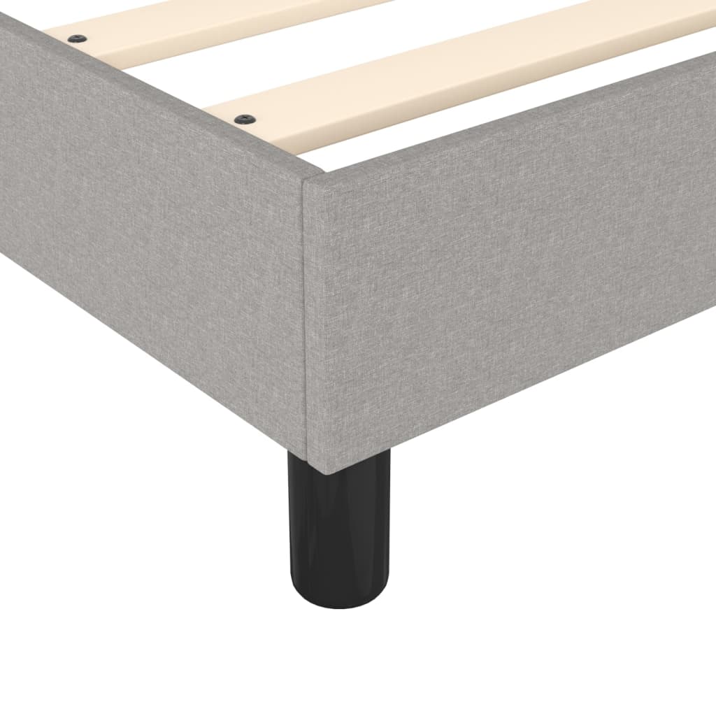 vidaXL Bed Frame without Mattress Light Grey Super King Fabric (UK/IE/FI/NO only)