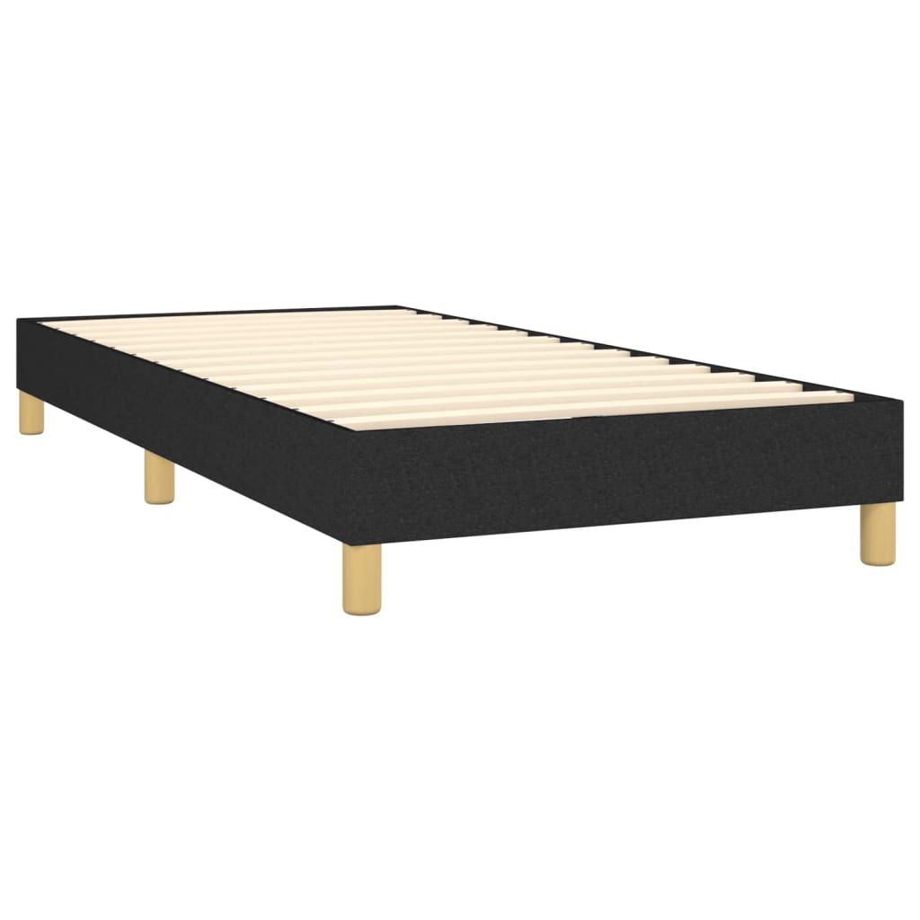 Box Spring Bed Frame Black Single Fabric (UK/IE/FI/NO only)