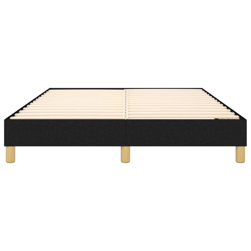 Box Spring Bed Frame Black Double Fabric (UK/IE/FI/NO only)