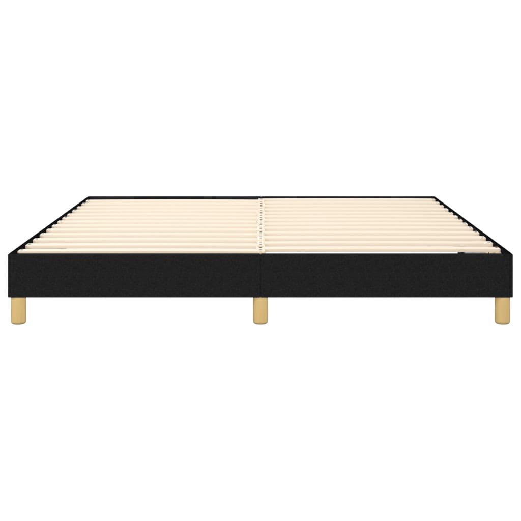 Box Spring Bed Frame Black Super King Fabric (UK/IE/FI/NO only)