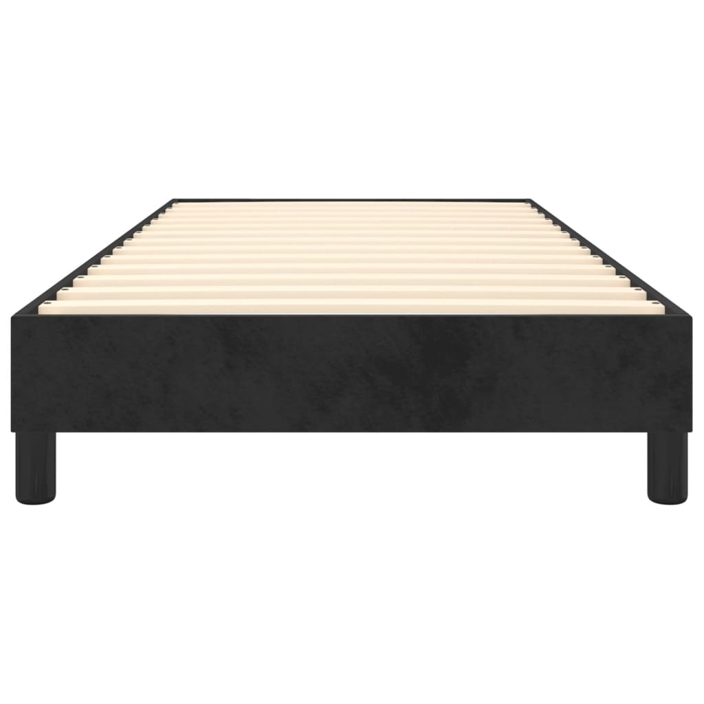 vidaXL Bed Frame without Mattress Black Single Velvet (UK/IE/FI/NO only)