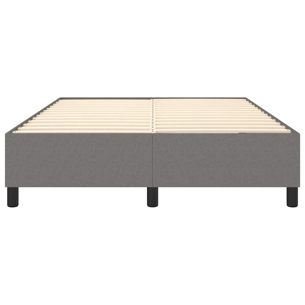 Box Spring Bed Frame Dark Grey Double Fabric (UK/IE/FI/NO only)