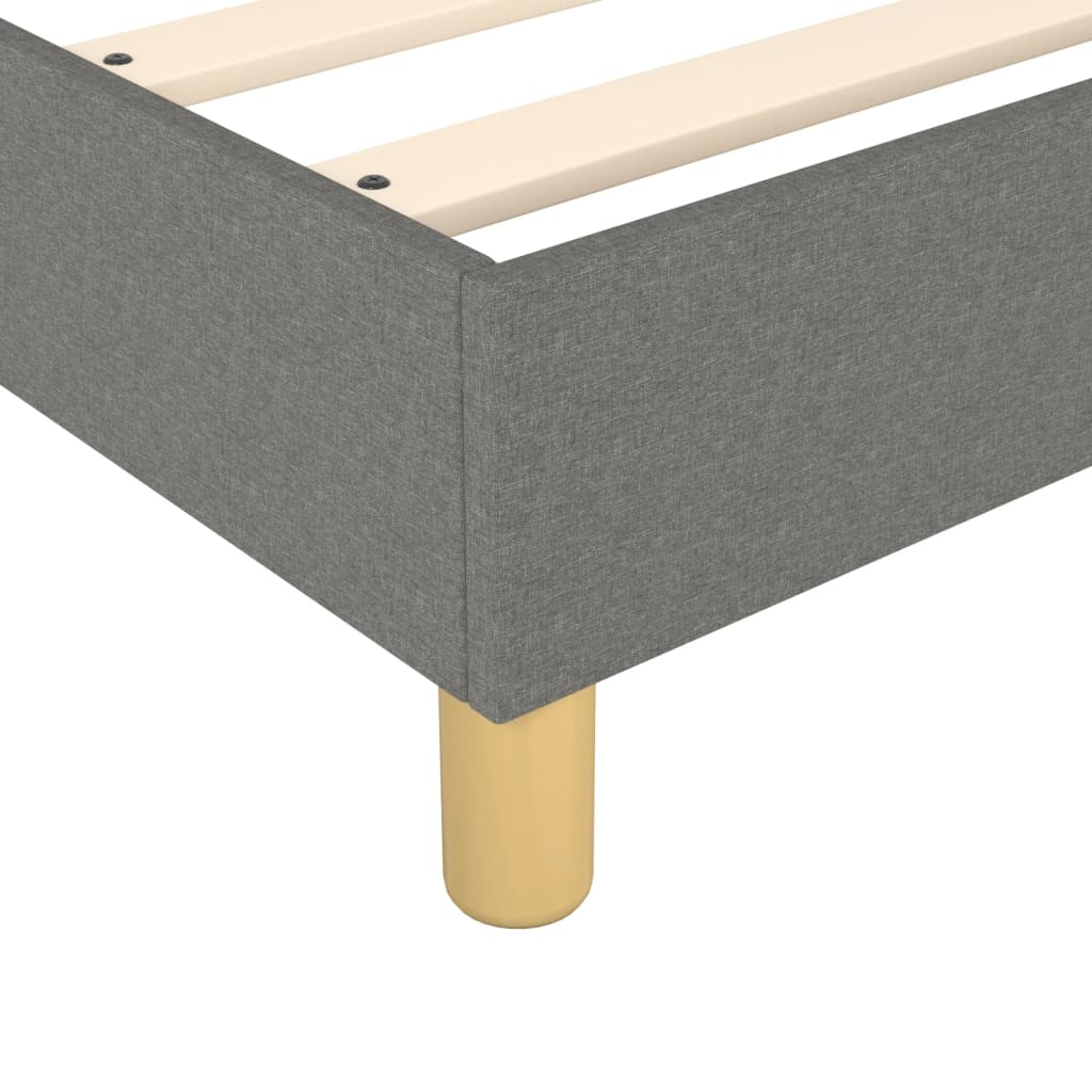 Box Spring Bed Frame Dark Grey Super King Fabric (UK/IE/FI/NO only)