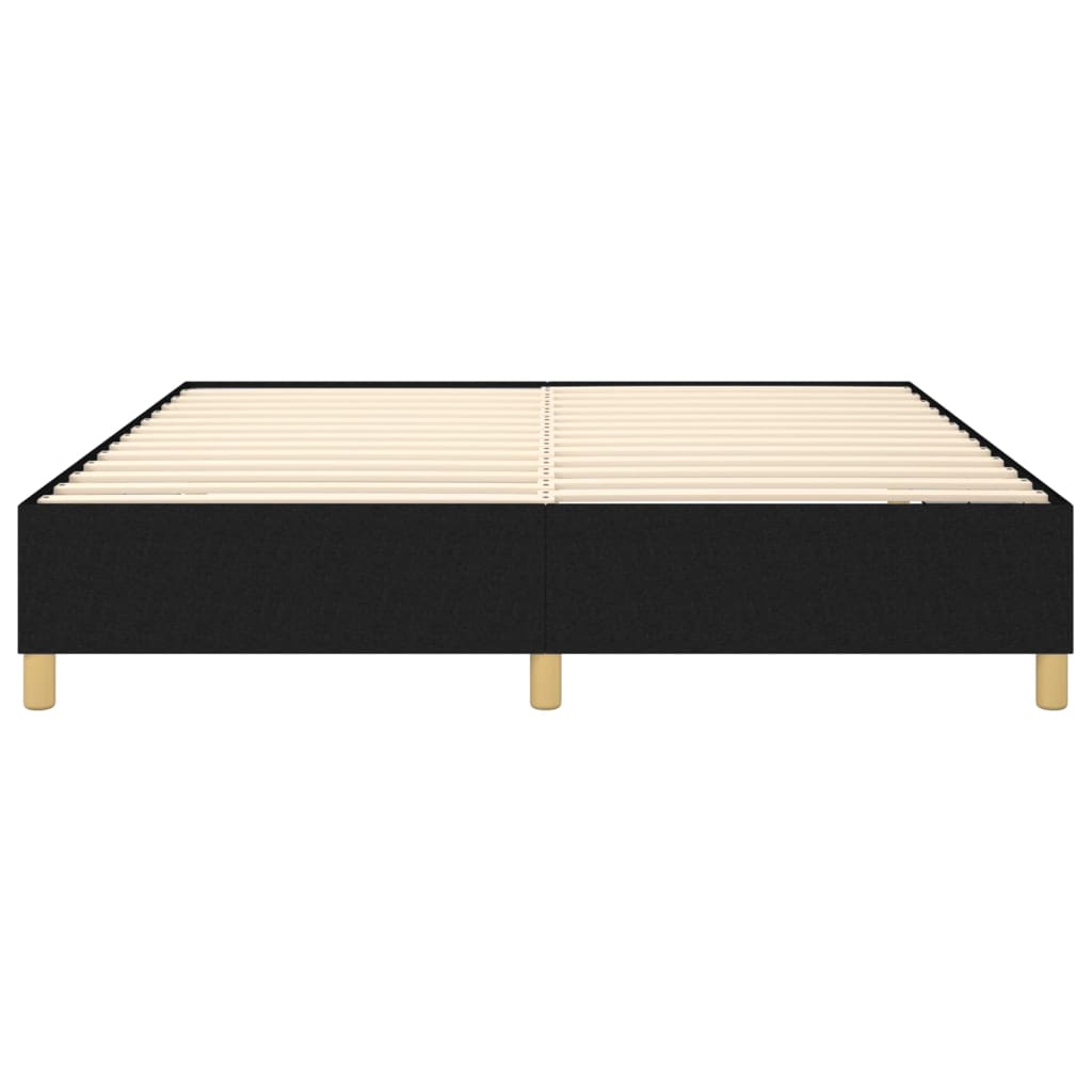 Box Spring Bed Frame Black Super King Fabric (UK/IE/FI/NO only)