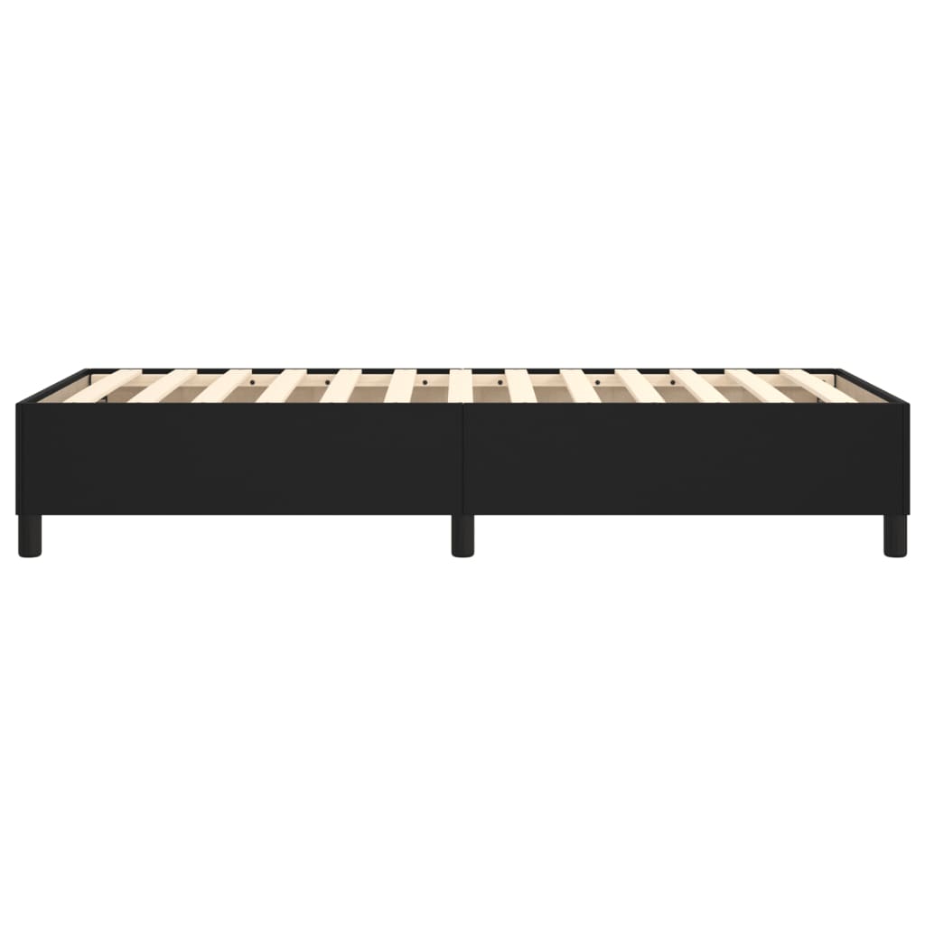Box Spring Bed Frame Black Single Faux Leather (UK/IE/FI/NO only)