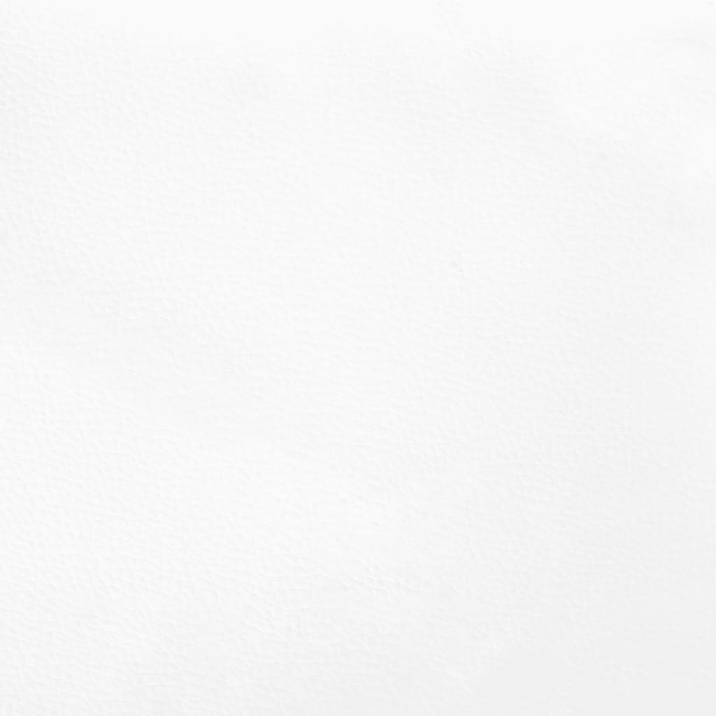 Box Spring Bed Frame White Super King Faux Leather (UK/IE/FI/NO only)
