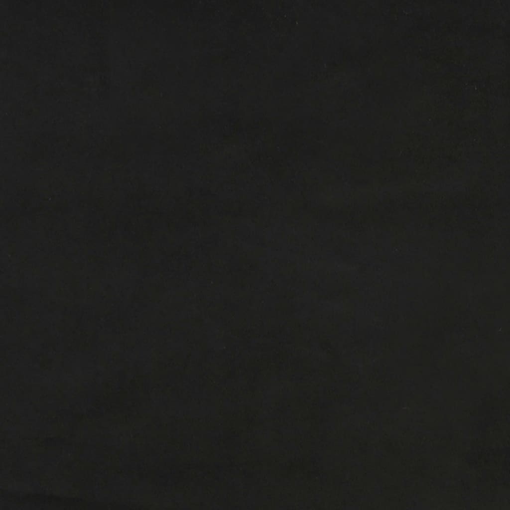 Box Spring Bed Frame Black Super King Velvet (UK/IE/FI/NO only)
