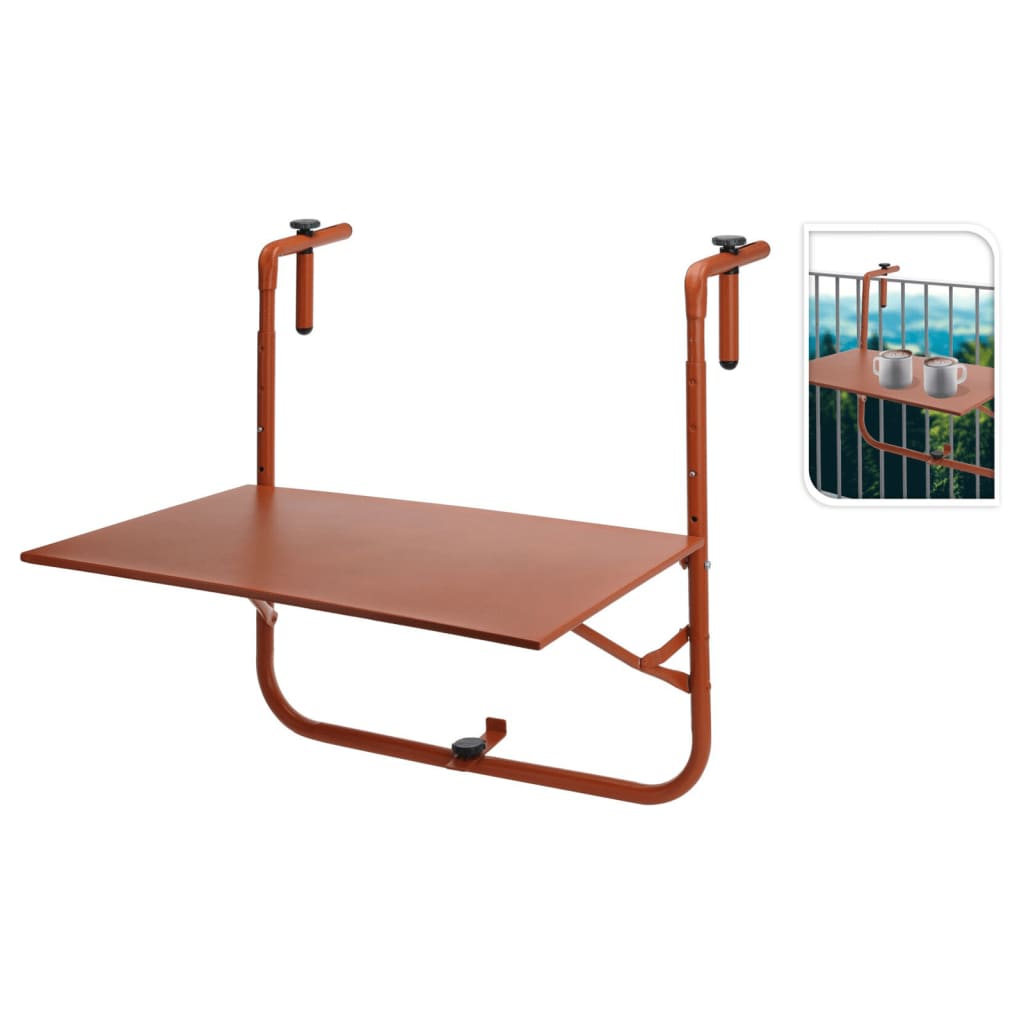 ProGarden Balcony Table Matte Terracotta