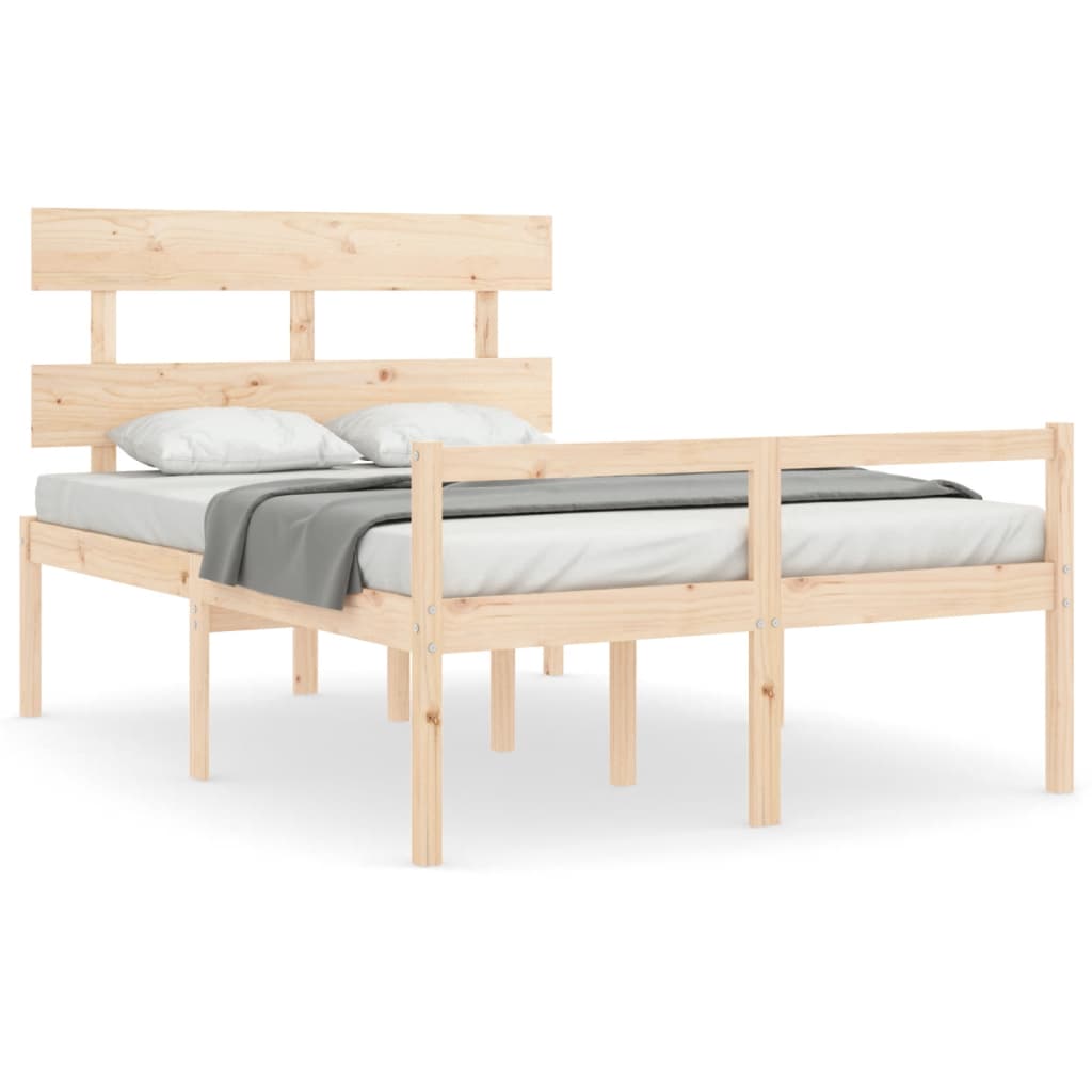 Senior Bed without Mattress Small Double Solid Wood