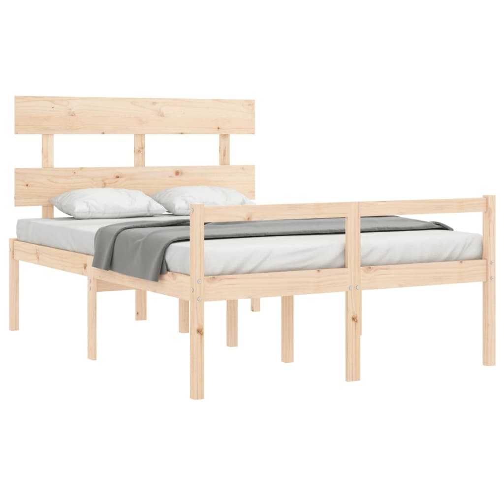 Senior Bed without Mattress Small Double Solid Wood