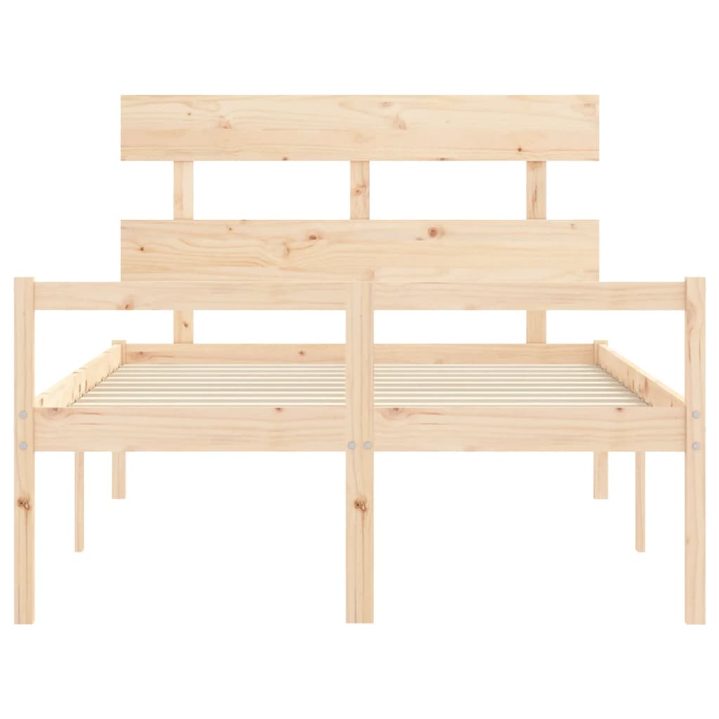 Senior Bed without Mattress Small Double Solid Wood