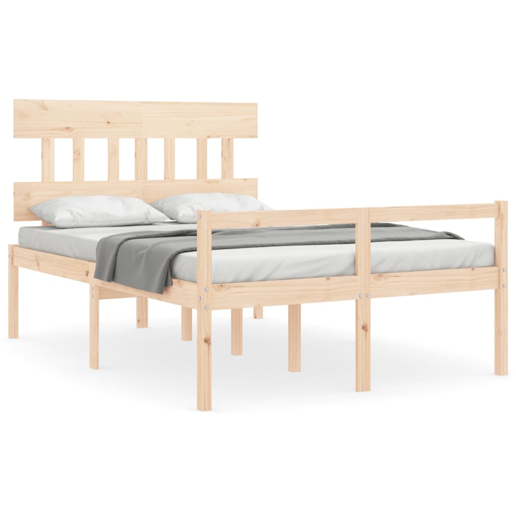 Senior Bed without Mattress Small Double Solid Wood