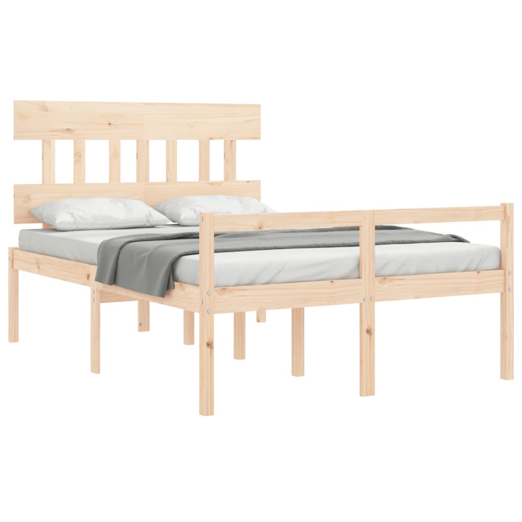 Senior Bed without Mattress Small Double Solid Wood