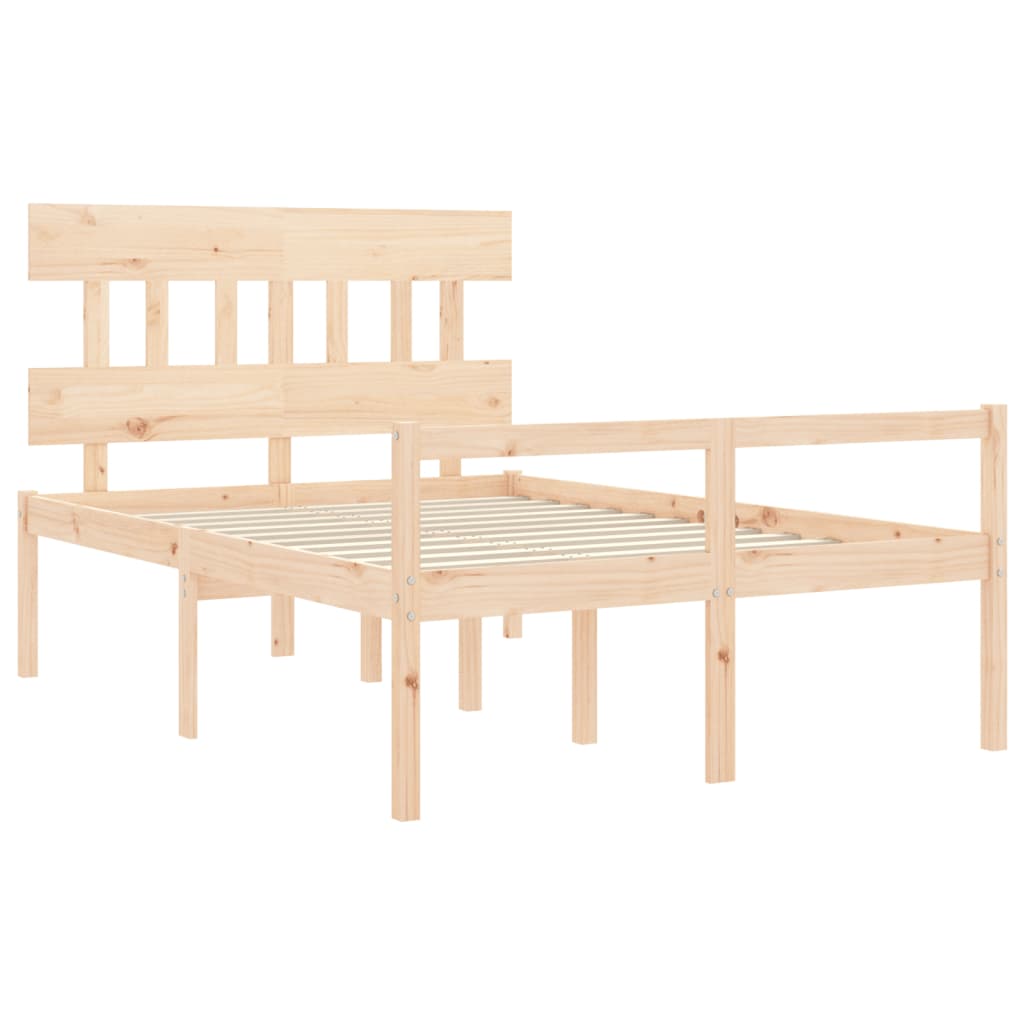 Senior Bed without Mattress Small Double Solid Wood