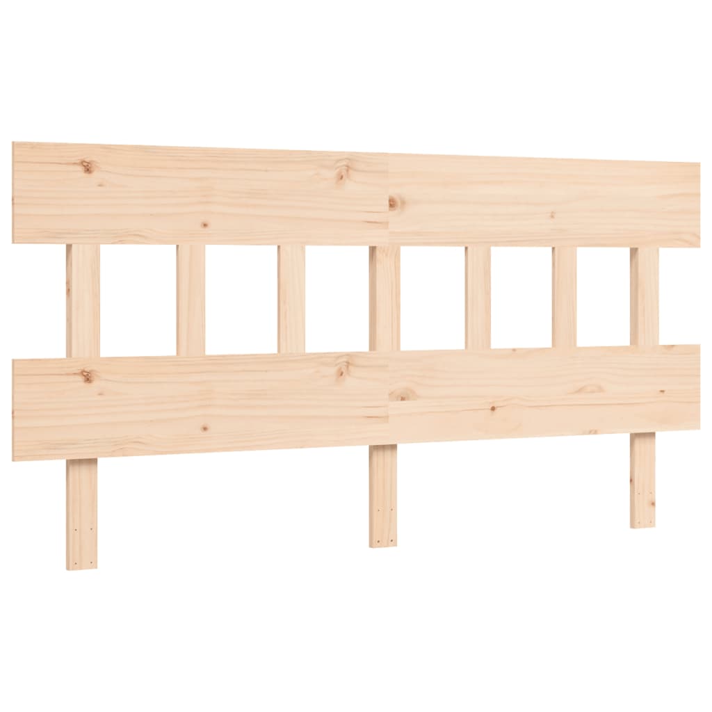 Senior Bed without Mattress 160x200 cm Solid Wood
