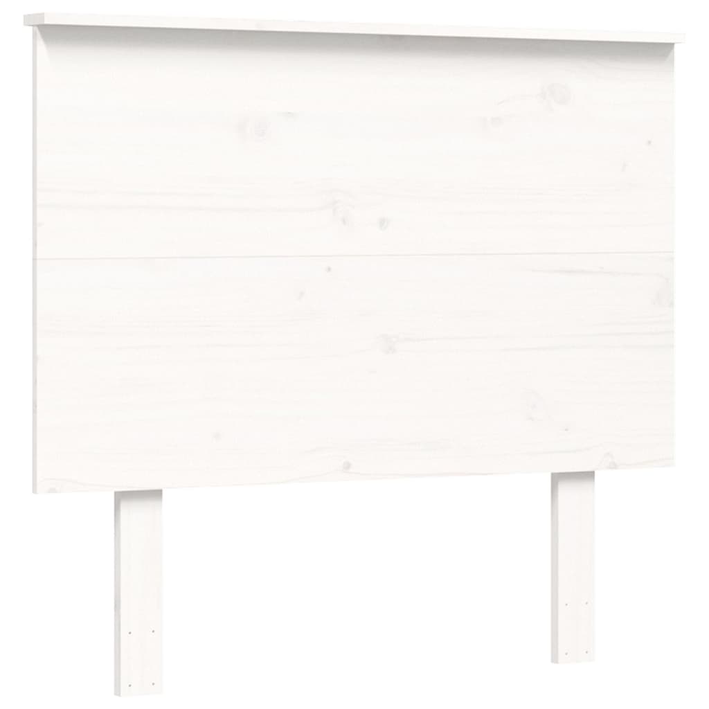 Senior Bed without Mattress White 90x200 cm Solid Wood
