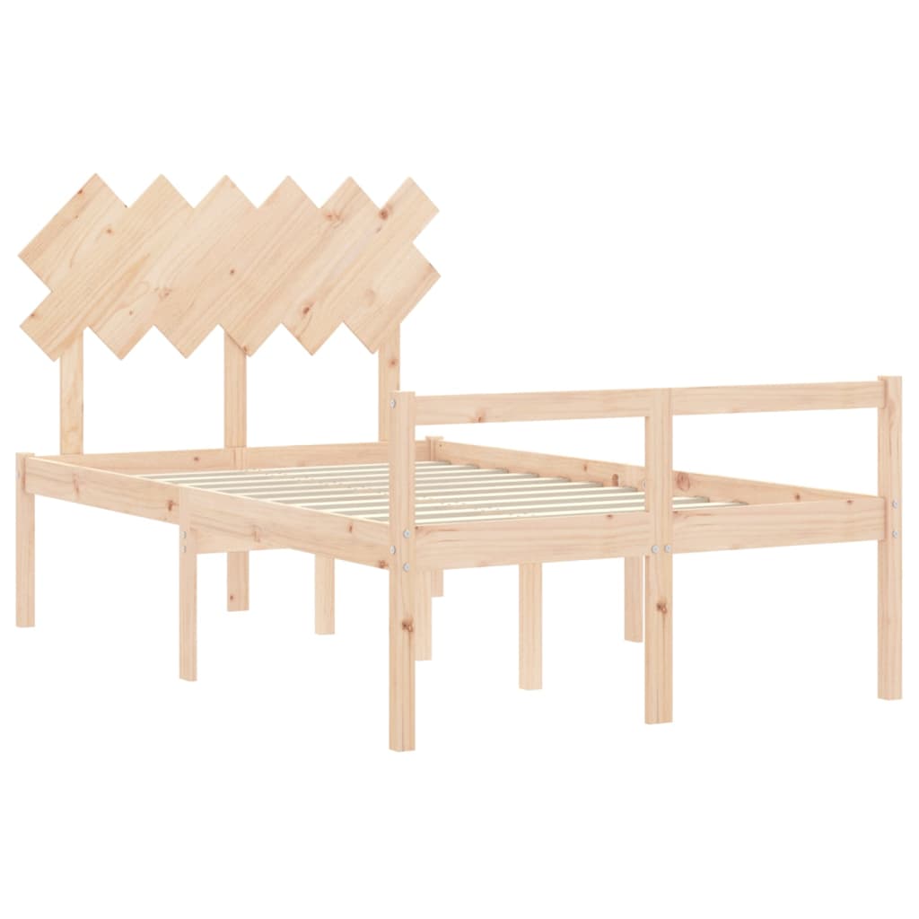Senior Bed without Mattress Double Solid Wood