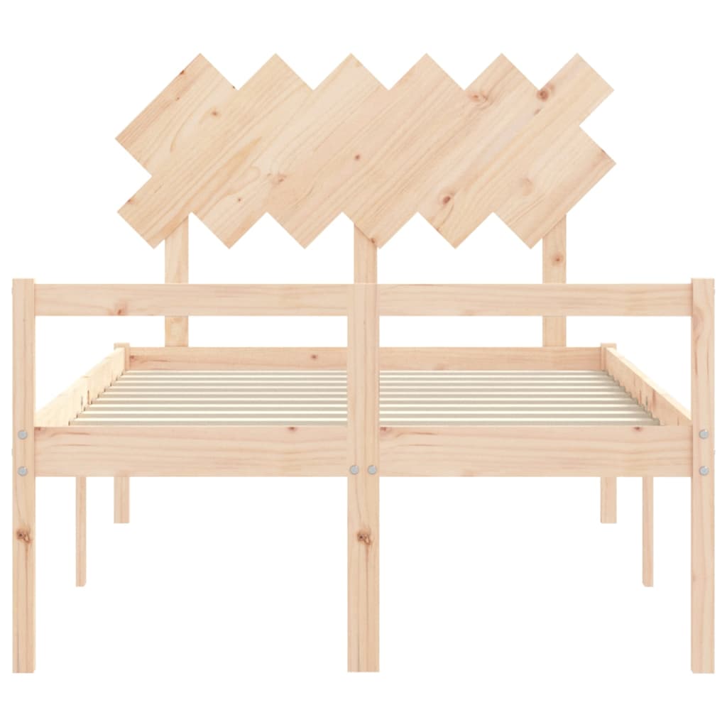 Senior Bed without Mattress Double Solid Wood
