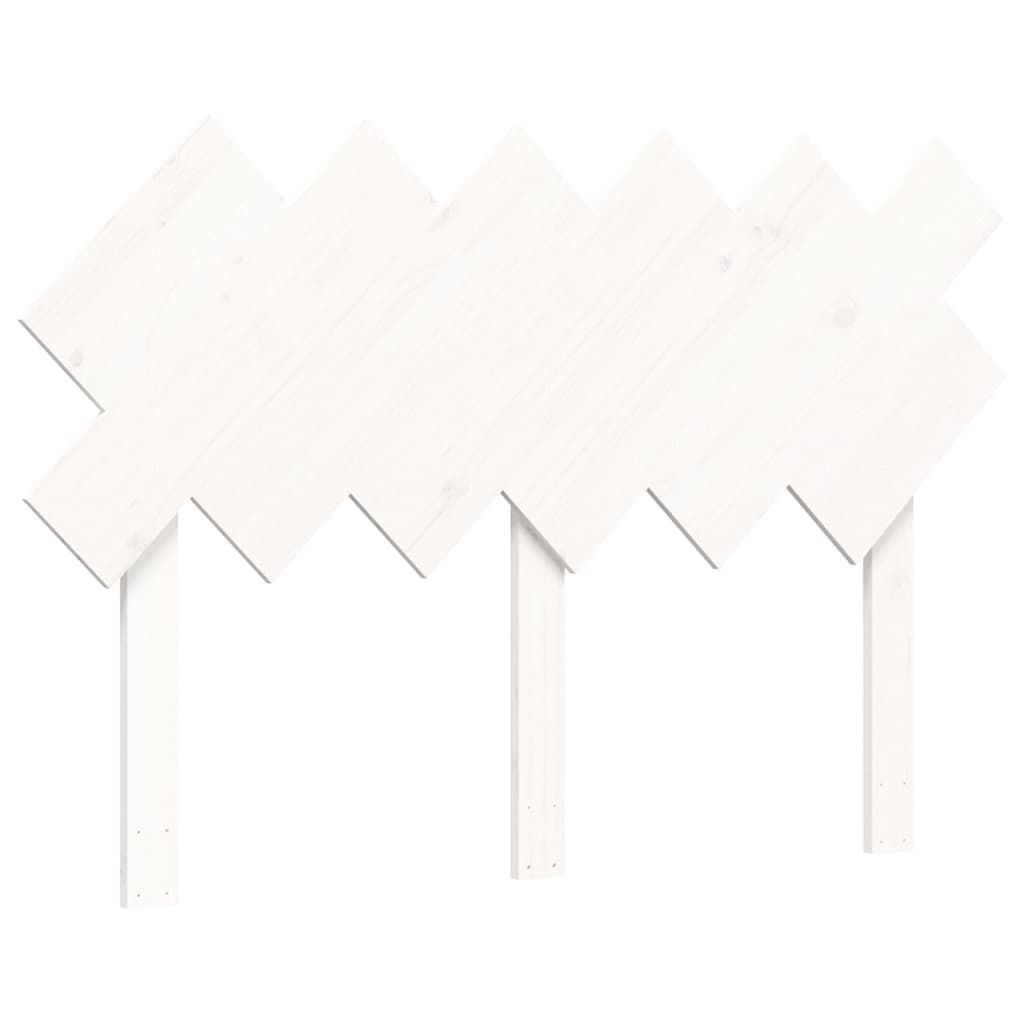 Senior Bed without Mattress White 120x200 cm Solid Wood