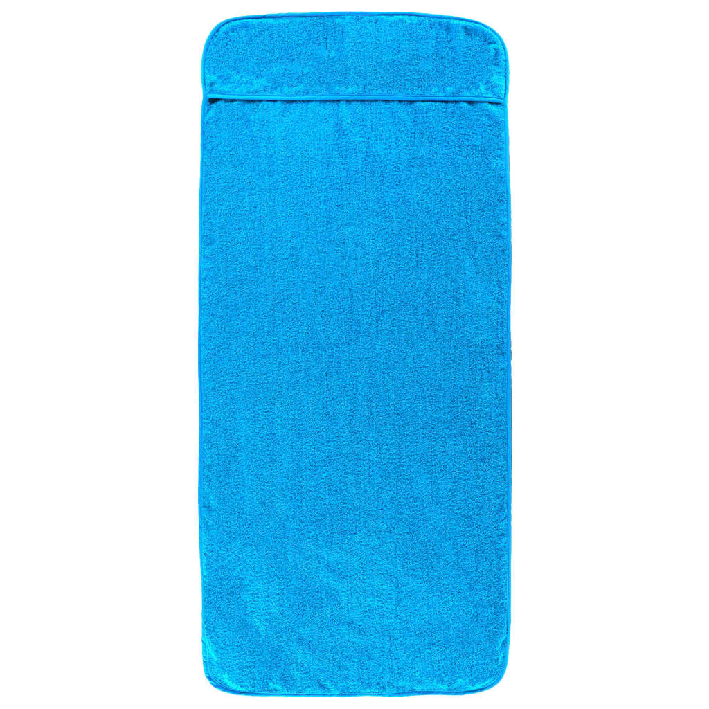 Beach Towels 4 pcs Turquoise 60x135 cm Fabric 400 GSM