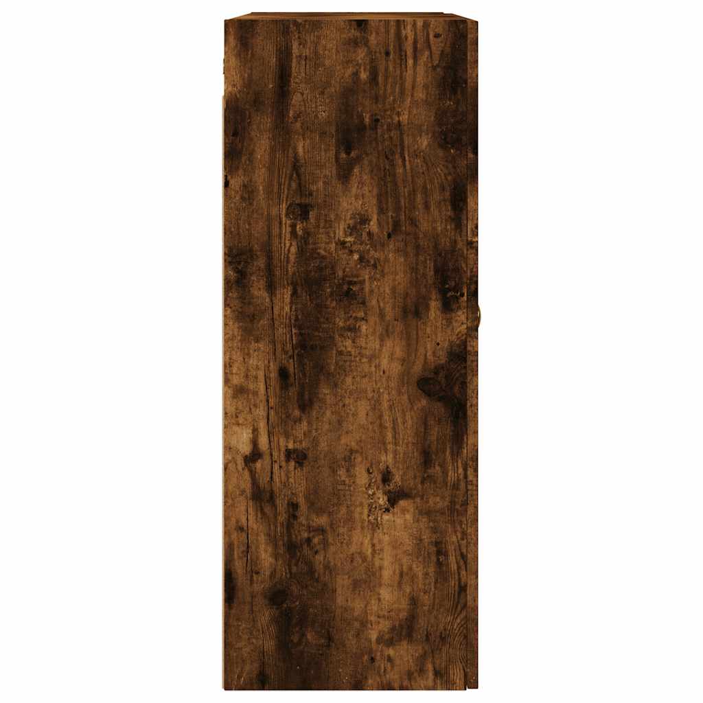 Wall Mounted Cabinets 2 pcs Smoked Oak 69.5x34x90 cm