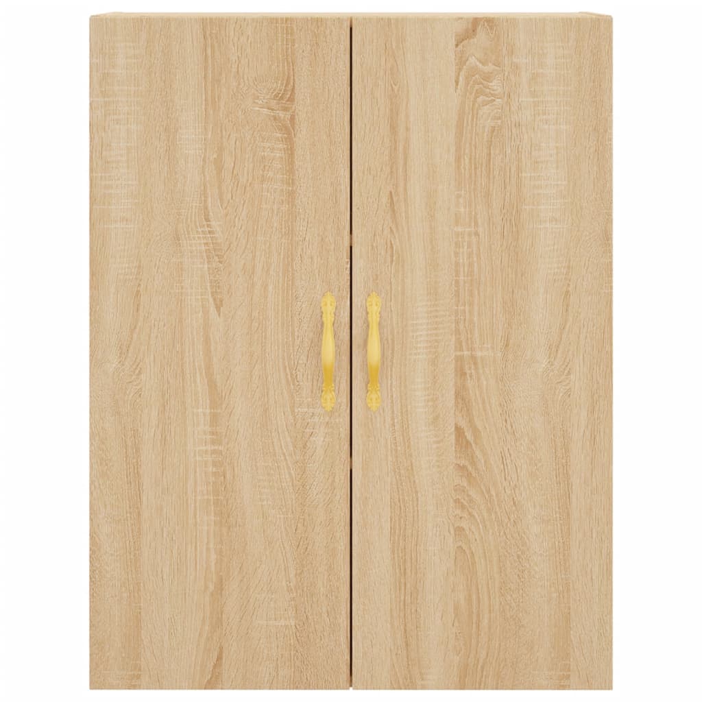 Wall Mounted Cabinets 2 pcs Sonoma Oak 69.5x34x90 cm