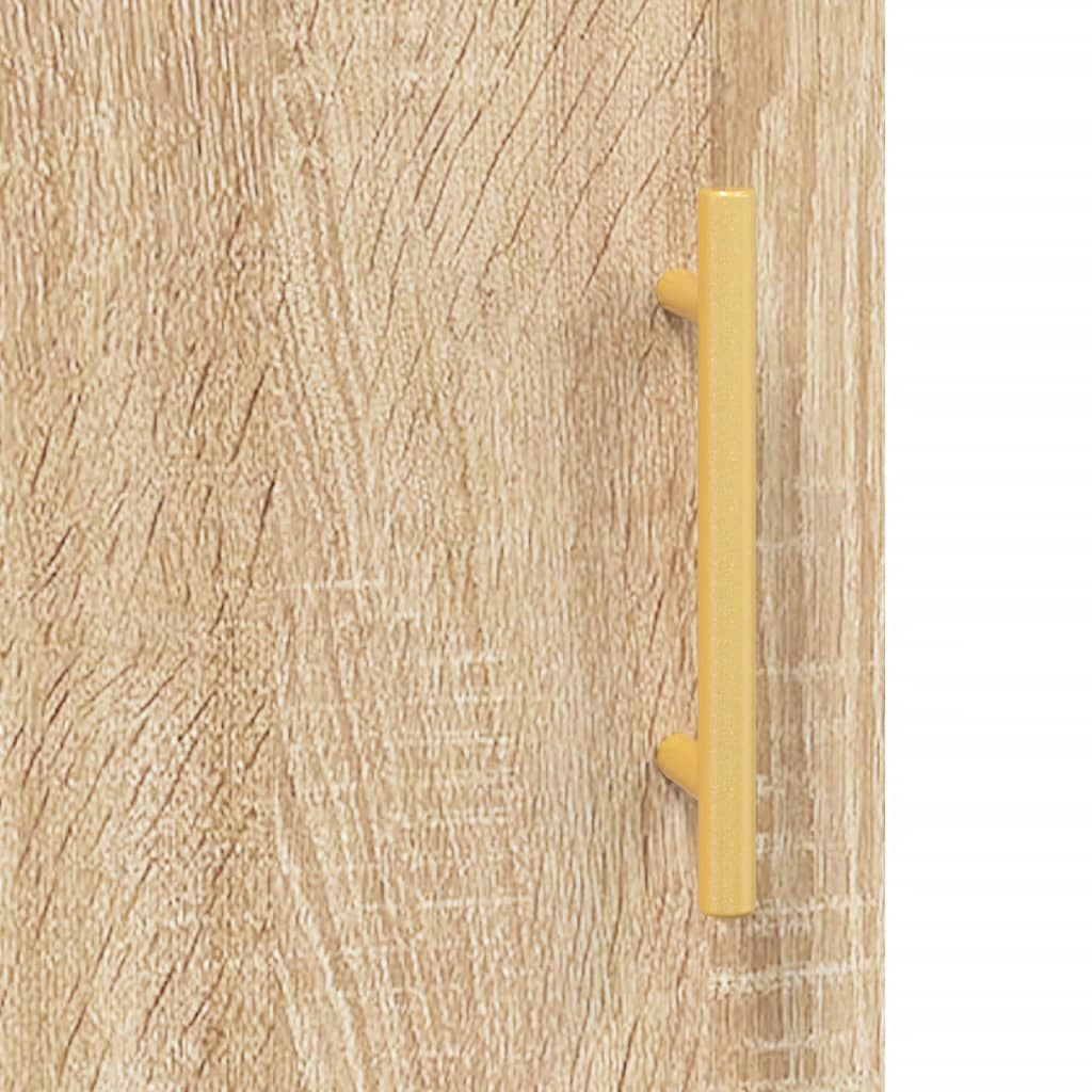 Wall Mounted Cabinets 2 pcs Sonoma Oak 69.5x34x90 cm