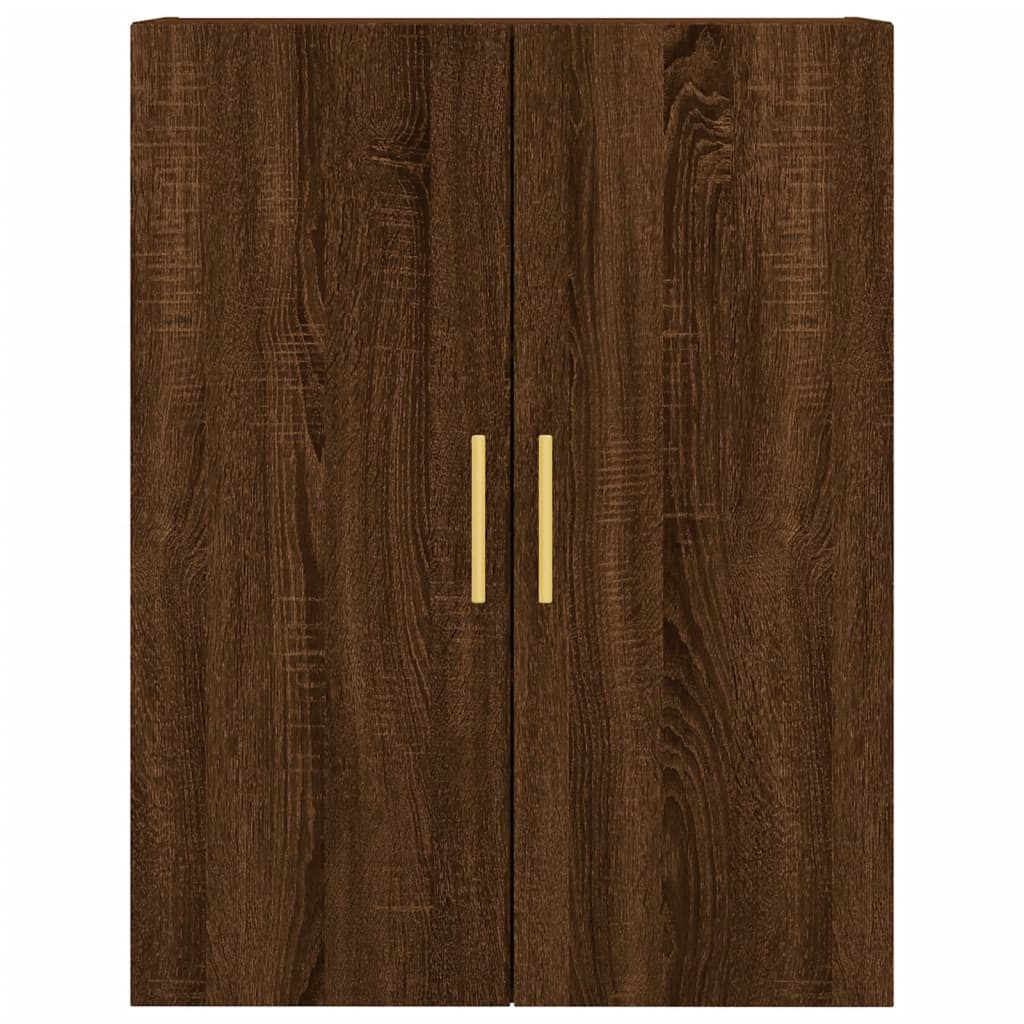 vidaXL Wall Mounted Cabinets 2 pcs Brown Oak 69.5x34x90 cm