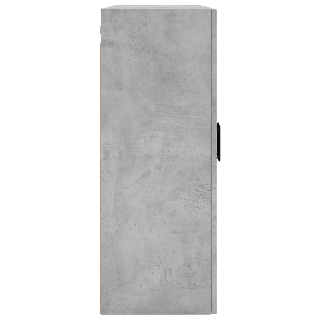 vidaXL Wall Mounted Cabinets 2 pcs Concrete Grey 69.5x34x90 cm