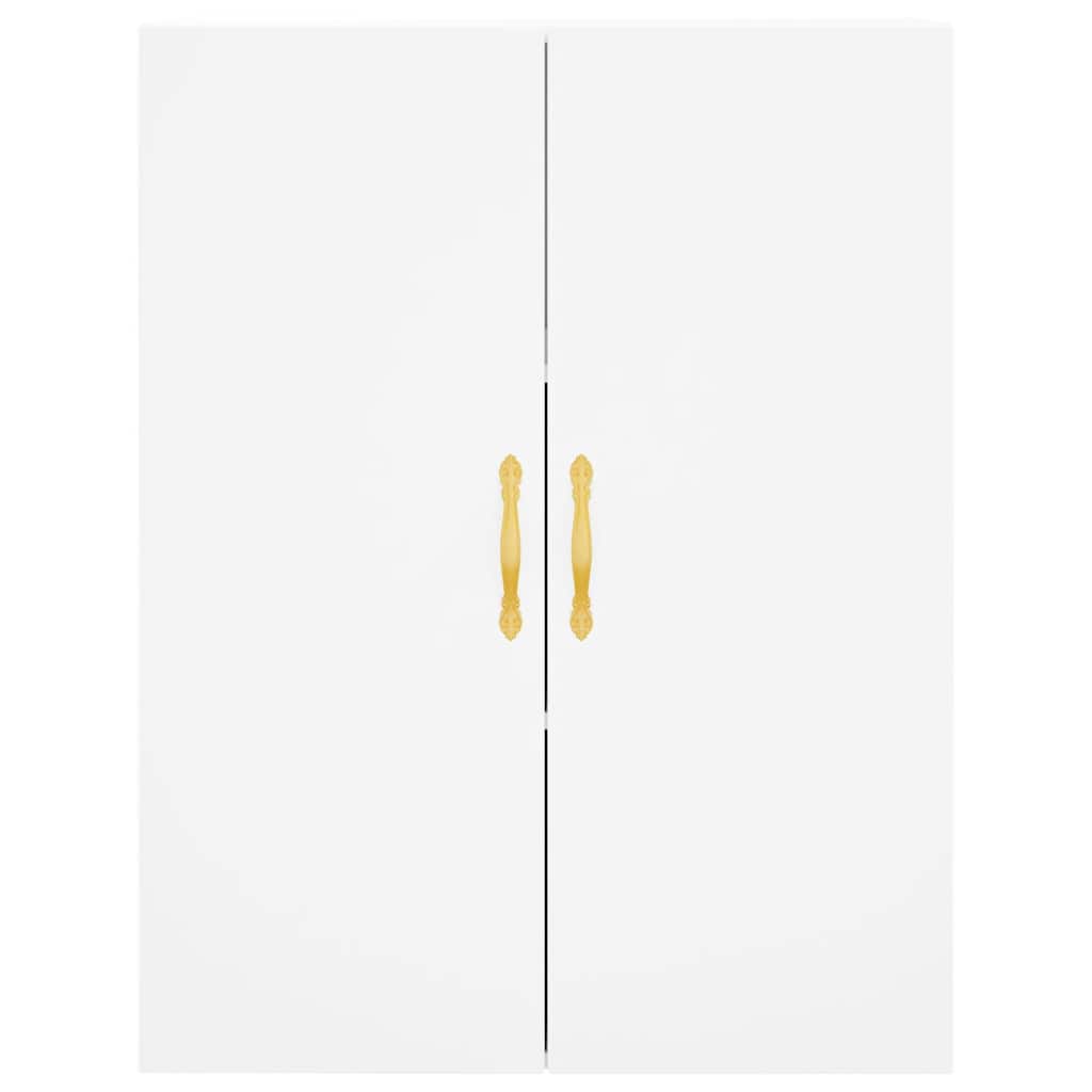 Highboard White 69,5x34x180 cm Engineered Wood