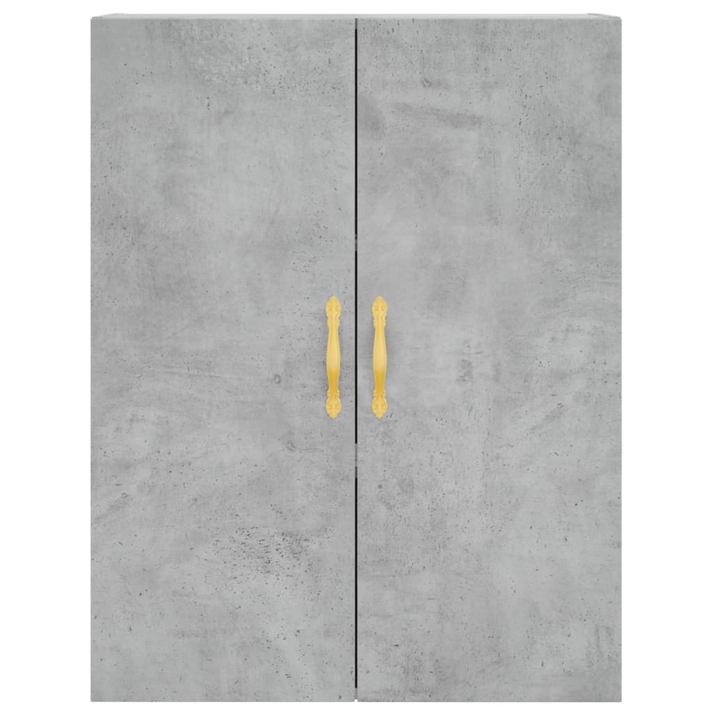 Highboard Concrete Grey 69,5x34x180 cm Engineered Wood