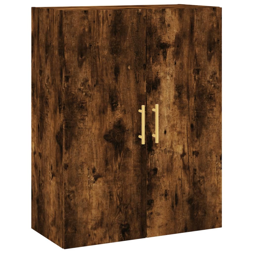 Highboard Smoked Oak 69,5x34x180 cm Engineered Wood