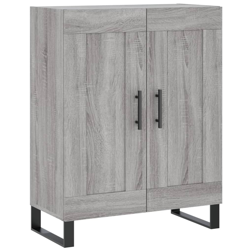 vidaXL Highboard Grey Sonoma 69.5x34x180 cm Engineered Wood