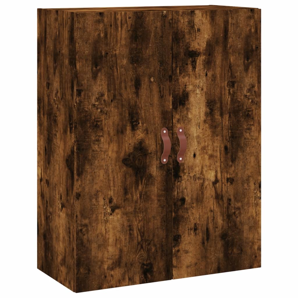 Highboard Smoked Oak 69,5x34x180 cm Engineered Wood