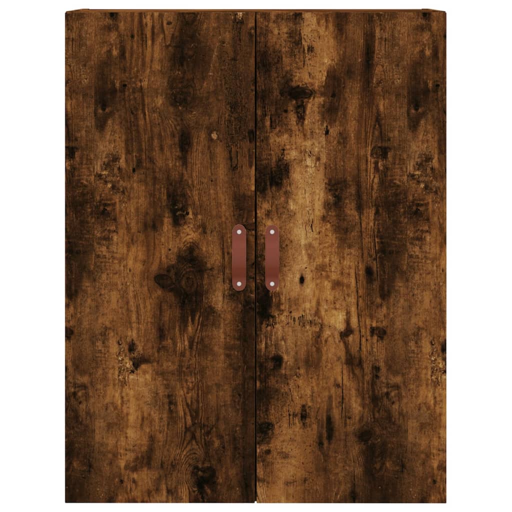 Highboard Smoked Oak 69,5x34x180 cm Engineered Wood